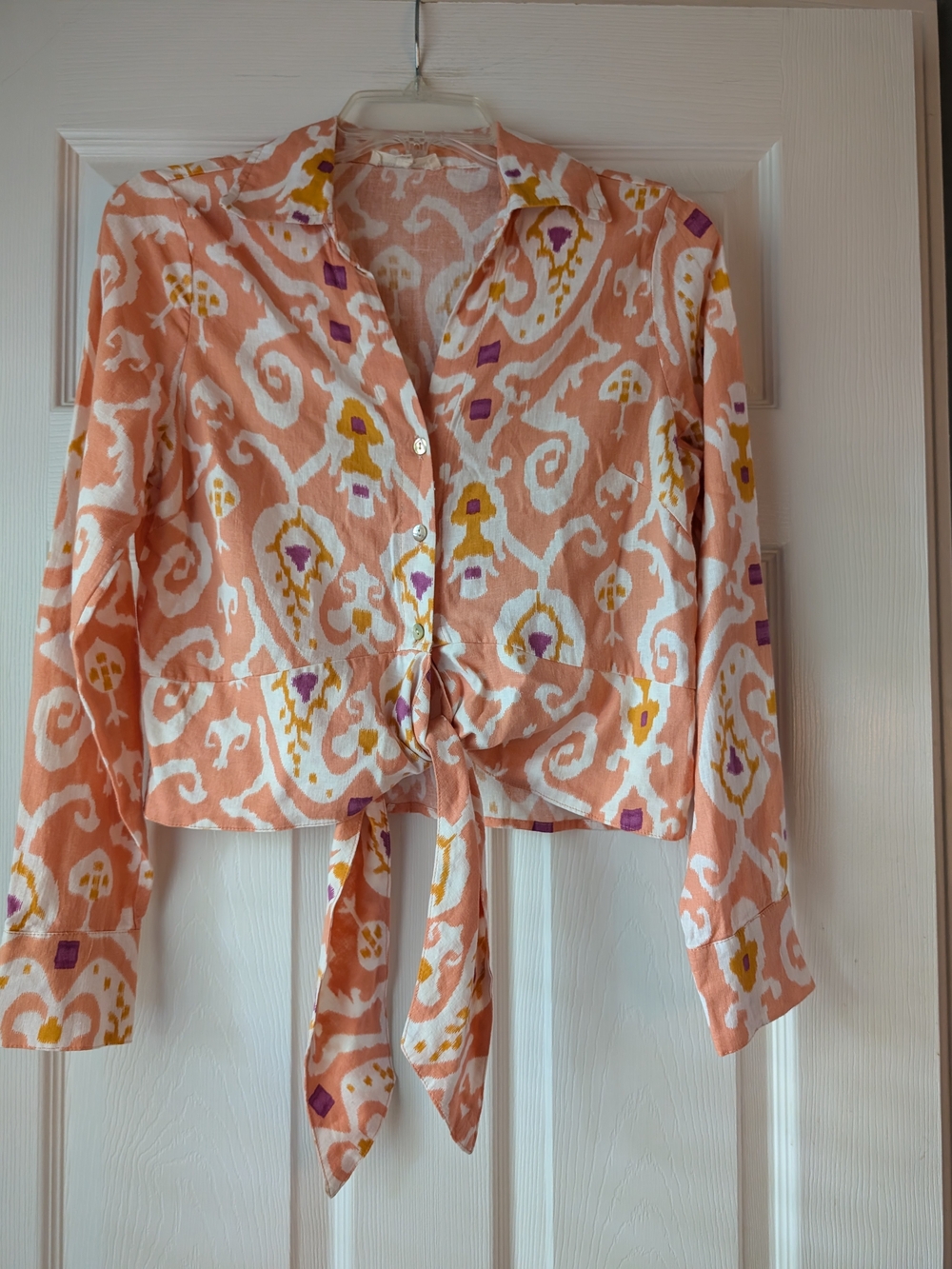 Tie-Front Blouse
